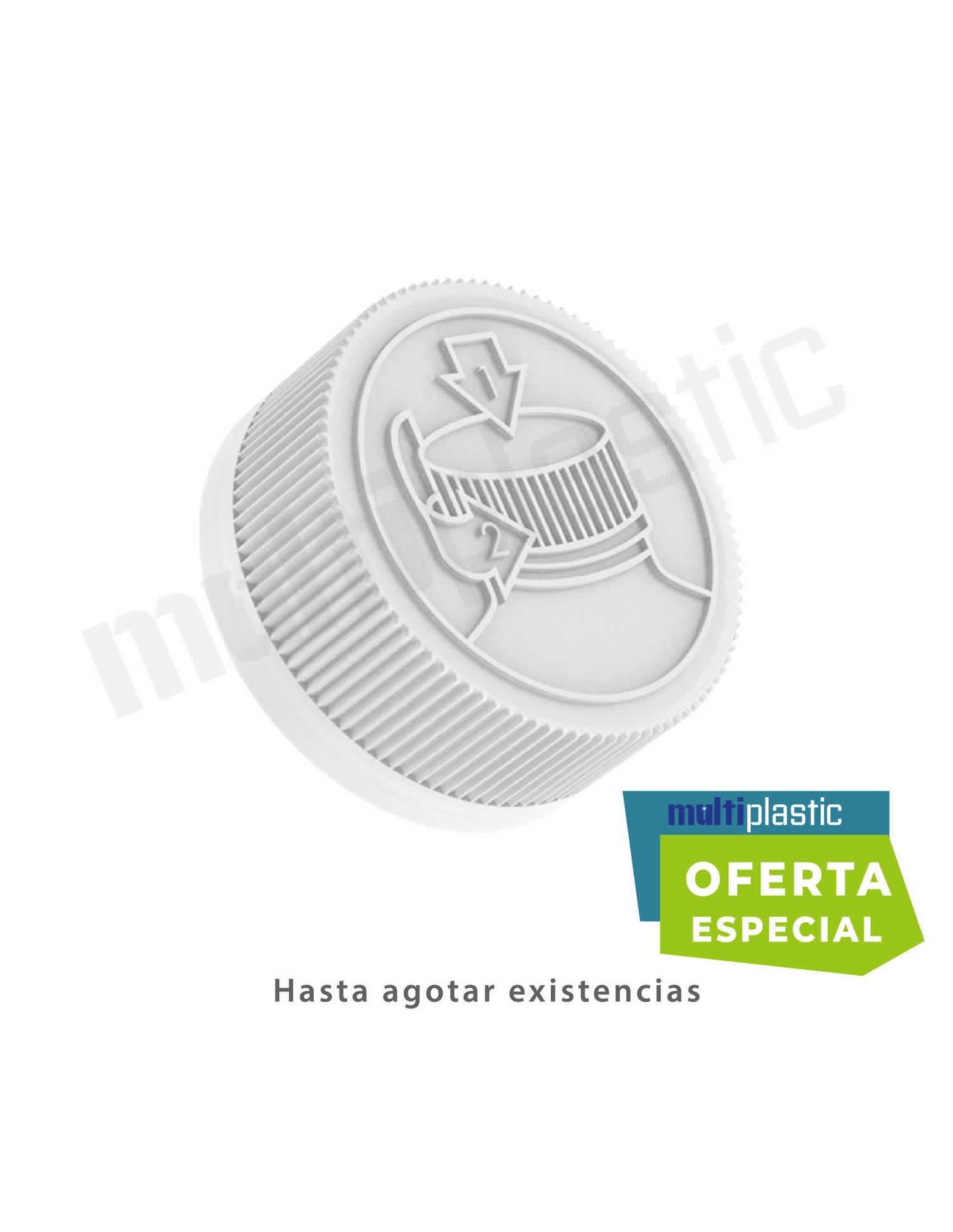 TAPA A PRUEBA DE NIÑOS CON S/SENSITIVO R-33/400 BLANCO MLF